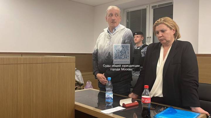 Сергей Соколов на суде по делу о фейках об армии