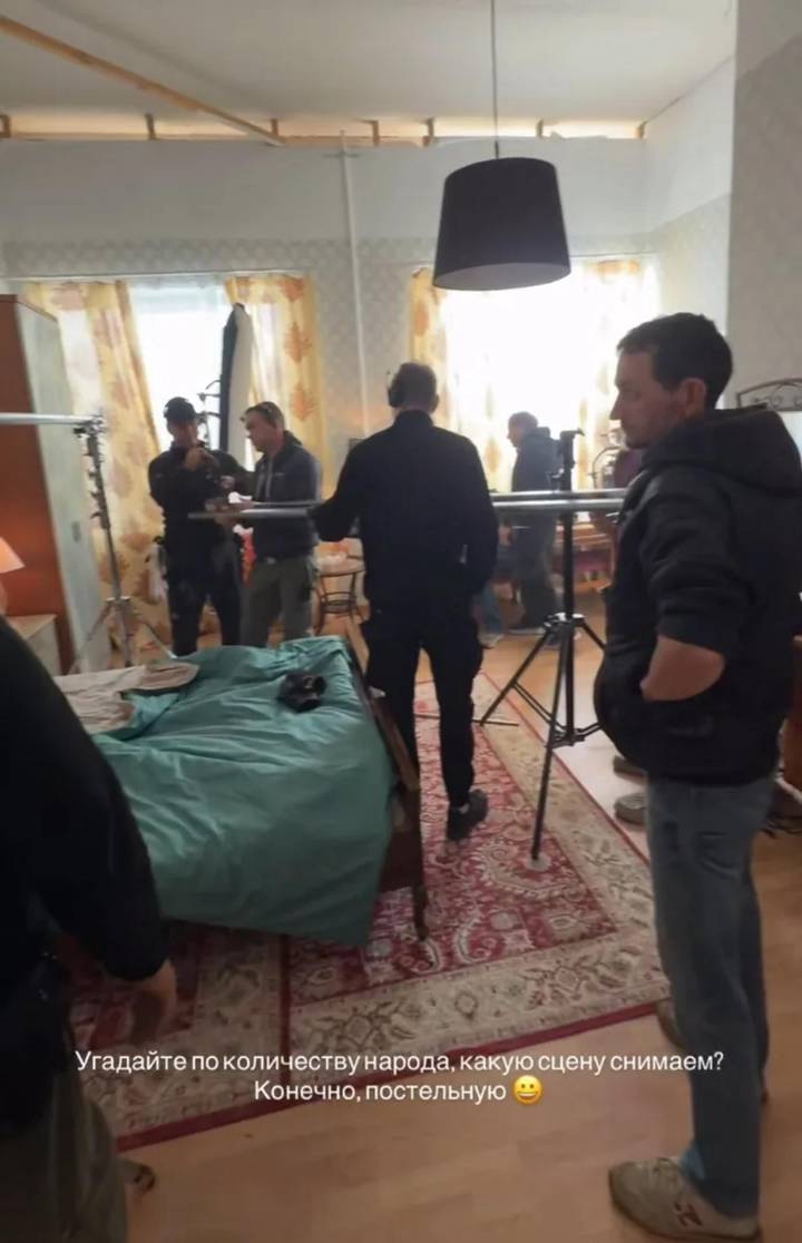 Екатерина Волкова показала съемочный процесс